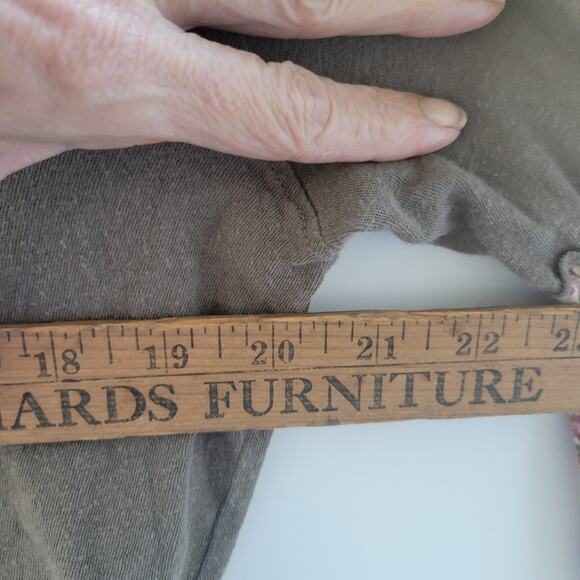 We The Free Jade Green Floral Long Sleeves Oversized Slouchy Tee Size S - Picture 4 of 9